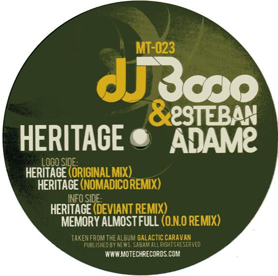 DJ 3000 & Esteban Adame : Heritage (12")