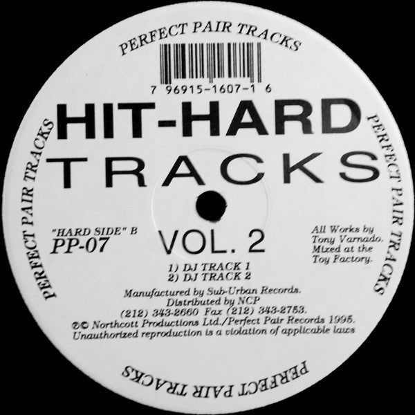 Tony Varnado : Hit-Hard Tracks Vol. 2 (12")