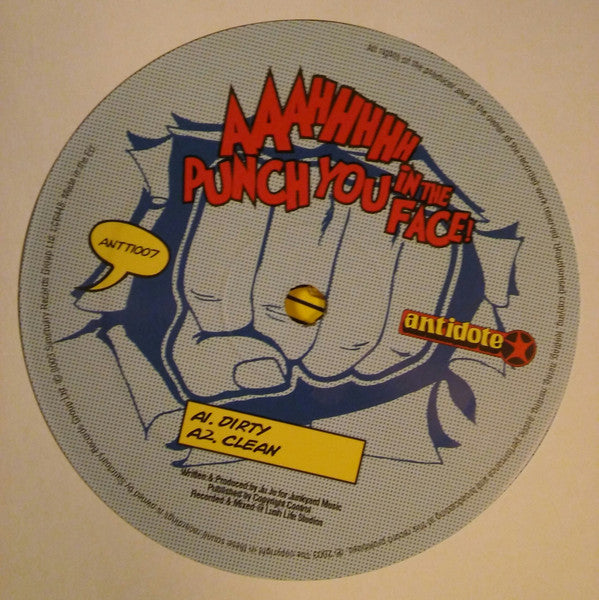 Juju (3) & Bloody Moon : Aaahhhhh Punch You In The Face! (12")