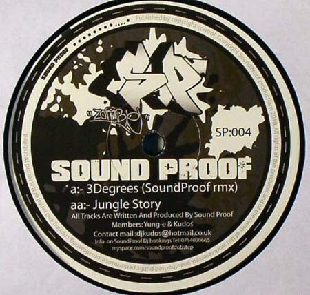 Sound Proof Productions : 3 Degrees (Remix) / Jungle Story (12")