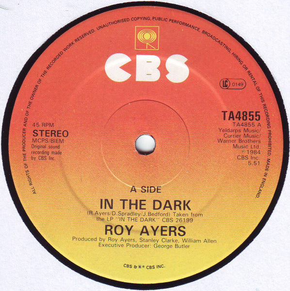 Roy Ayers : In The Dark (12", Single)