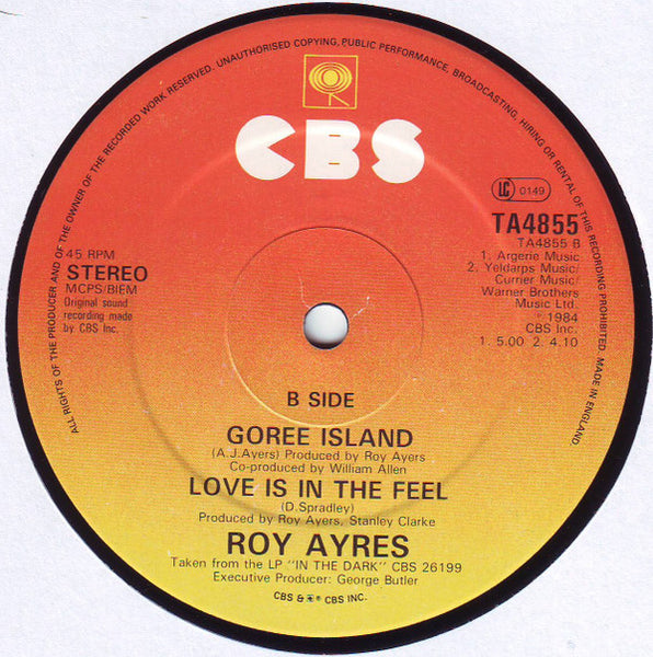 Roy Ayers : In The Dark (12", Single)