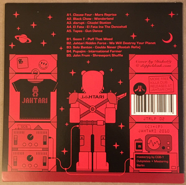 Various : Jahtarian Dubbers Vol. 2 (LP, Comp, Ltd)