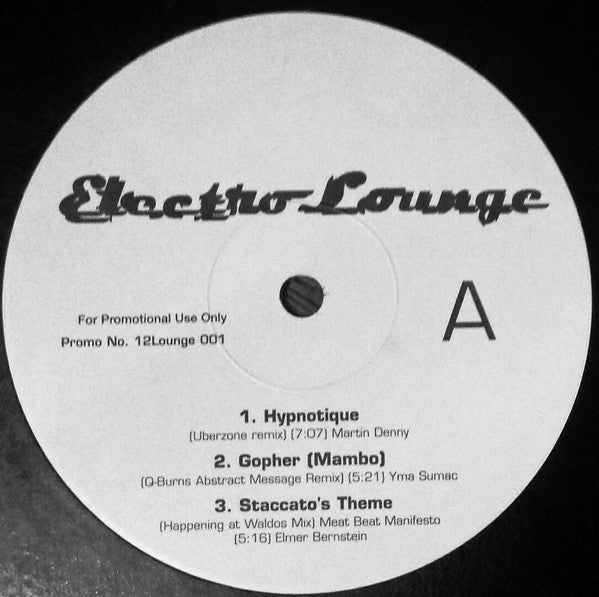 Various : Electro Lounge  (12", Promo, Smplr)