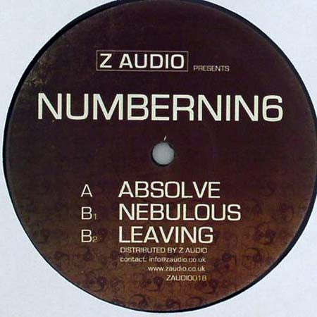 NumberNin6 : Absolve / Nebulous / Leaving (12")