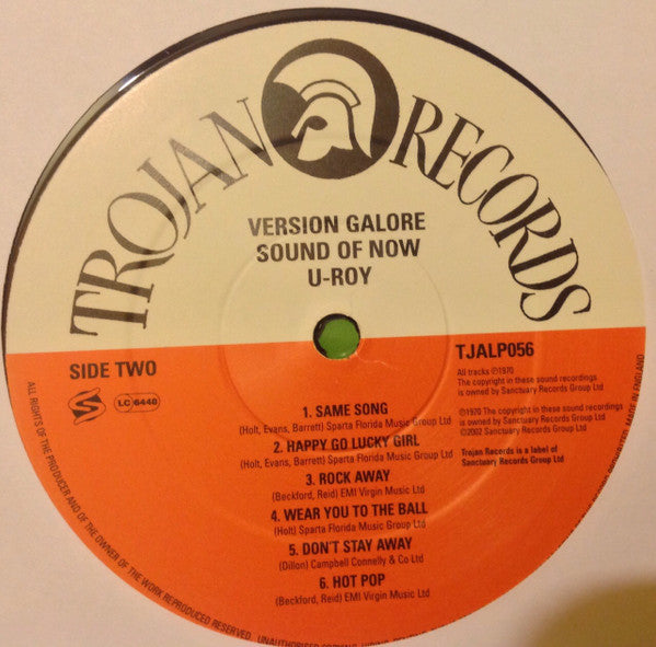 U-Roy : Version Galore (LP, Album, RE)