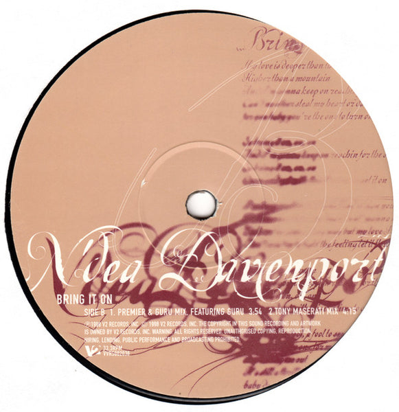 N'Dea Davenport : Bring It On (12")