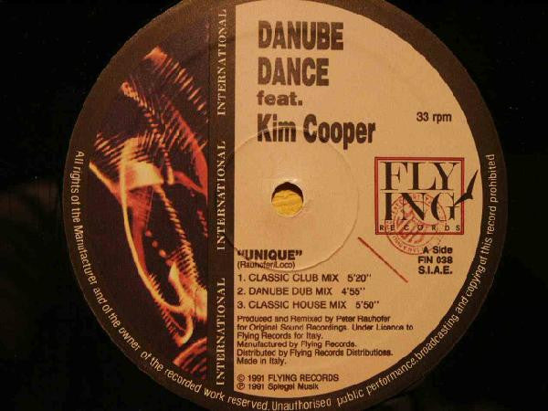 Danube Dance Feat. Kim Cooper : Unique (12")