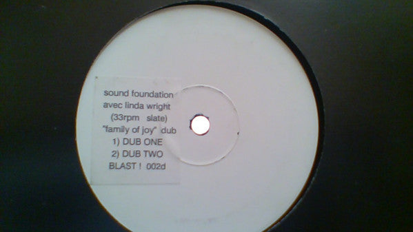 The Sound Foundation Avec Linda Wright : Family Of Joy (12", S/Sided, W/Lbl)