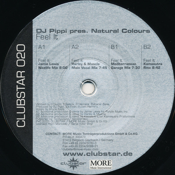 DJ Pippi Pres. Natural Colours : Feel It (12")