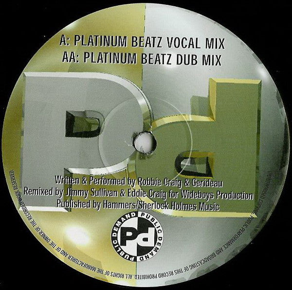 Robbie Craig & Gerideau : Who's The Better Man (Wideboys V.I.P. Mixes) (12", Promo)