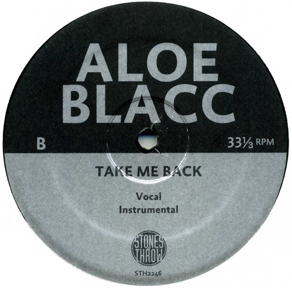 Aloe Blacc : I Need A Dollar / Take Me Back (12")