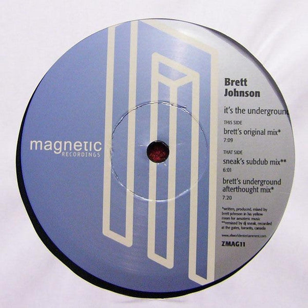 Brett Johnson : It's The Underground (12")