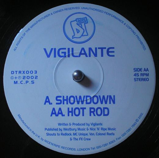 Vigilante (5) : Showdown (12")