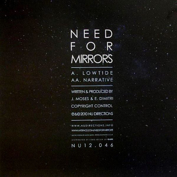 Need For Mirrors : Lowtide / Narrative (12")
