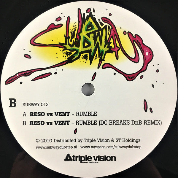 Reso (2) vs. Vent (6) : Rumble (12")