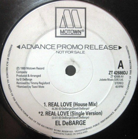 El DeBarge : Real Love (12", Promo)
