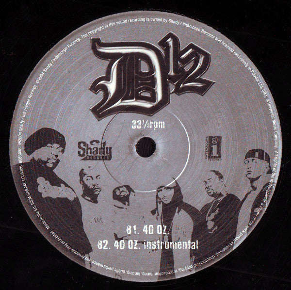 D12 : How Come (12", Single)