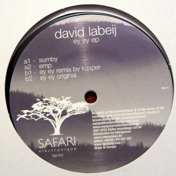David Labeij : Ey Ey EP (12", EP)