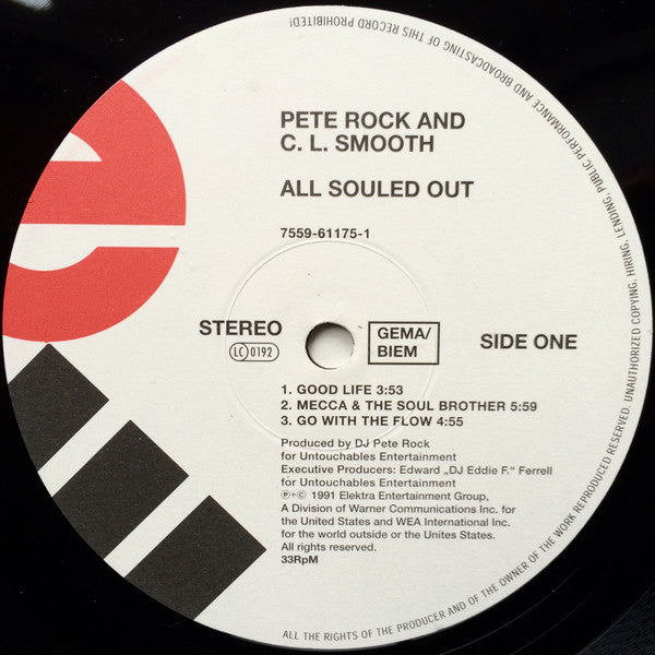 Pete Rock & C.L. Smooth : All Souled Out (12", EP)