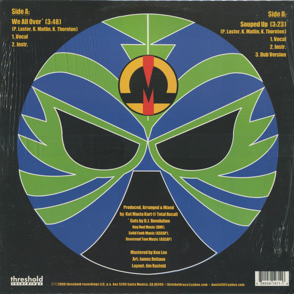 KutMasta Kurt* Presents Masters Of Illusion : We All Over / Souped Up (12")