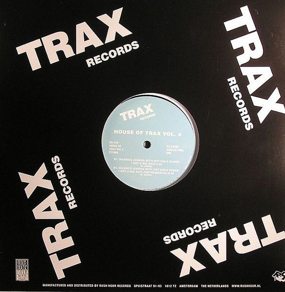 Blackman (4) / Maurice Joshua With Hula : House Of Trax Vol. 4 (12", RE, RM)