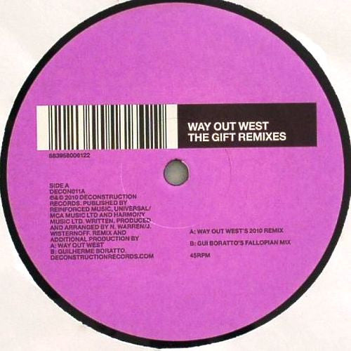 Way Out West : The Gift Remixes (12")