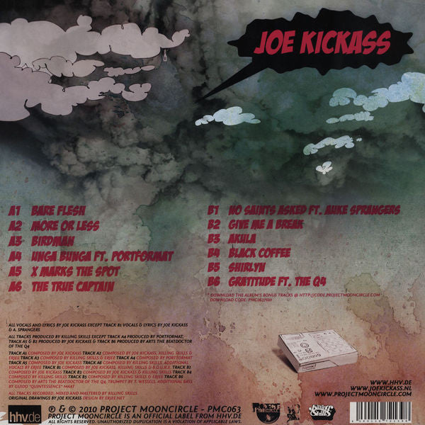 Joe Kickass : Mind Joe (LP, Album, Pin)