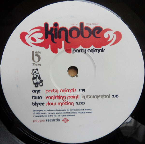 Kinobe : Party Animals (12", EP)
