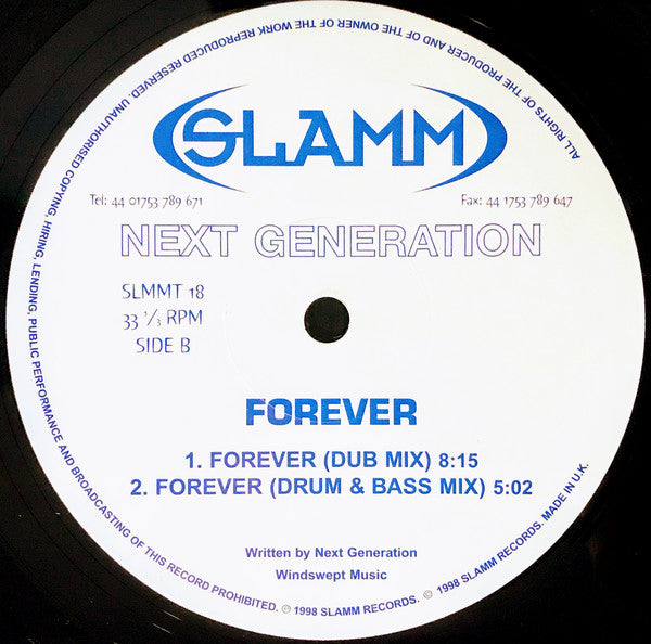 Next Generation (6) : Forever (12")