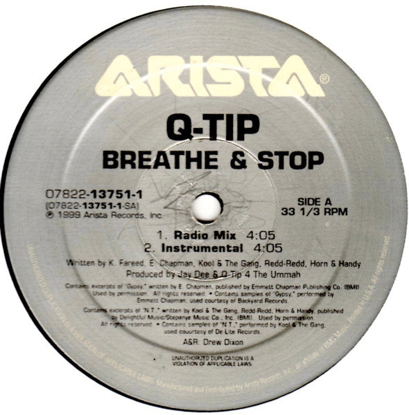 Q-Tip : Breathe & Stop (12")