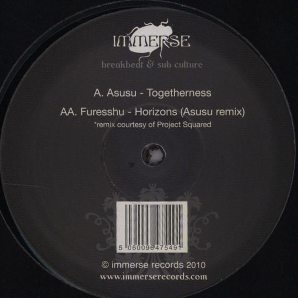 Asusu / Furesshu : Togetherness / Horizons (Asusu Remix) (12")