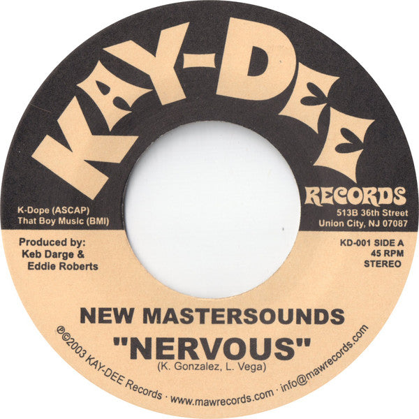 The New Mastersounds : Nervous (7")