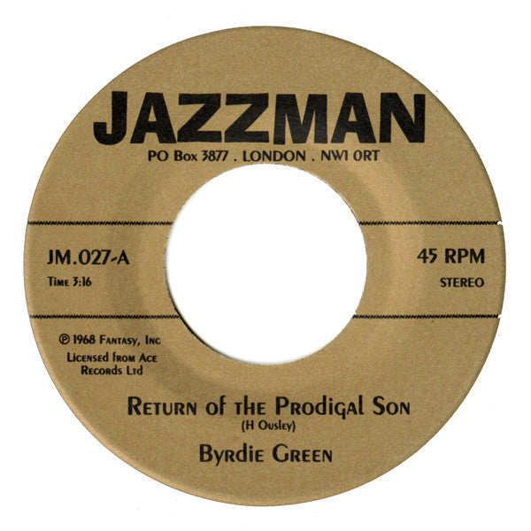 Byrdie Green / Kent Schneider : Return Of The Prodigal Son / The Church Is Within Us, O Lord (7", Single)