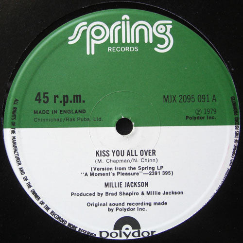 Millie Jackson : Kiss You All Over / Once You've Had It (12")