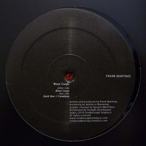 Frank Martiniq : Blast Corps (12")