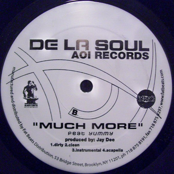 De La Soul : Shoomp b/w Much More (12")