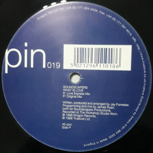Soundscapers : What Is Love (12")