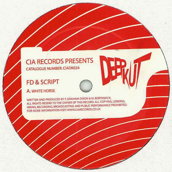 FD (4) & Script (3) / FD (4) & K.E.Z.A : White Horse / Cougars (12")