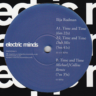 Ilija Rudman : Time And Time (12")