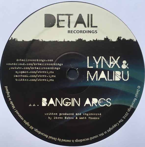 Lynx (7) ft Kemo (3) / Lynx (7) & Malibu Rhodes : Keep It Low / Bangin Arcs (12")