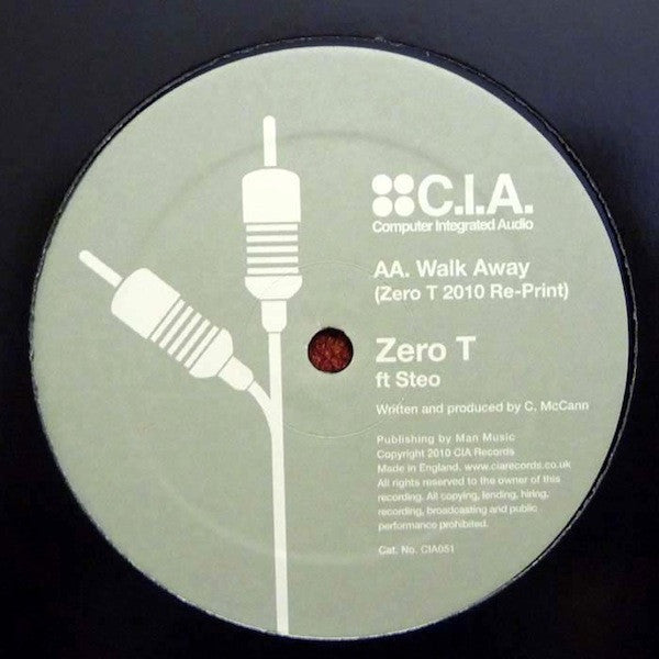 Zero Tolerance & DJ Bailey / Zero Tolerance ft Steo : Robots (Ulterior Motive Remix) / Walk Away (Zero T 2010 Re-Print) (12")