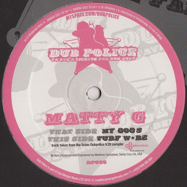 Matty G : My 808s / Turf W*rz (12")