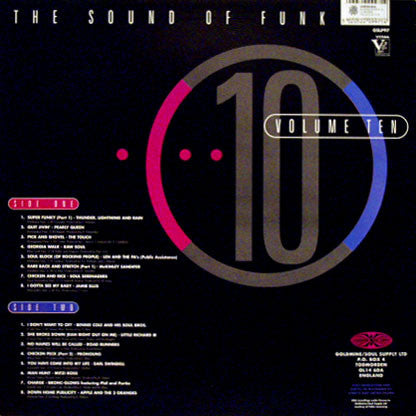 Various : The Sound Of Funk Volume Ten (LP, Comp)