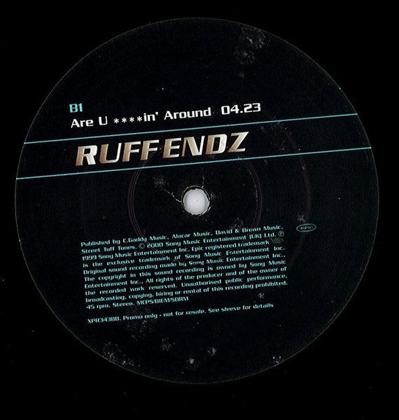 Ruff Endz : Please Don't Forget About Me / Are U ****in' Around (12", Promo)