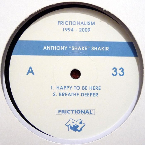 Anthony Shakir : Frictionalism 1994-2009 (12")