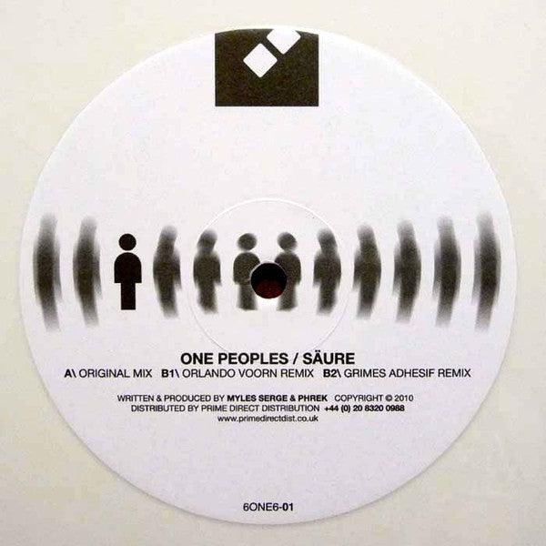 One Peoples : Säure (12", Whi)