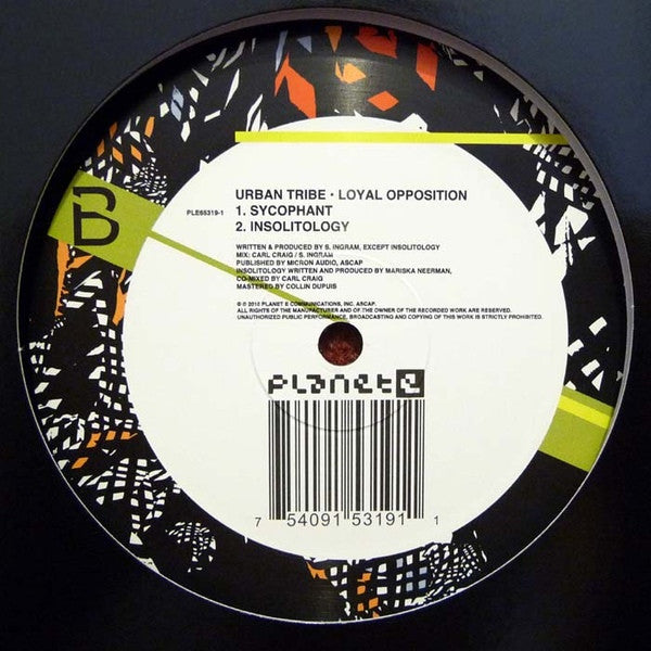 Urban Tribe : Loyal Opposition (12")