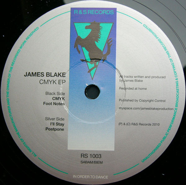James Blake : CMYK EP (12", EP)