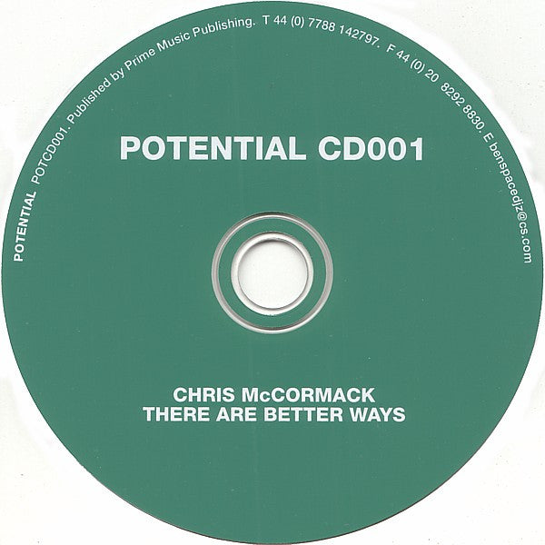 Chris McCormack : There Are Better Ways (CD, Album)